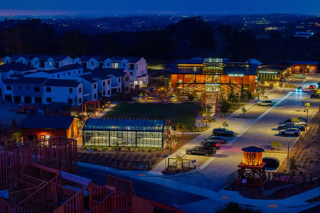 Encinitas Fox Point Farms Commercial Outdoor Lighting