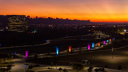 Trolley Station Snapdragon Stadium San Diego Commercial Lighting