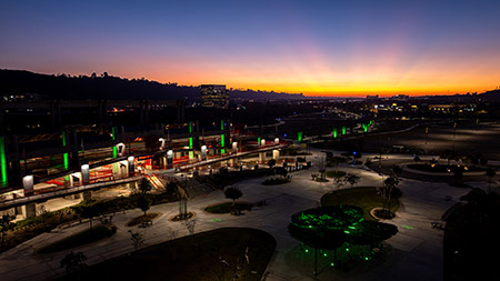 Trolley Station Snapdragon Stadium San Diego Commercial Lighting